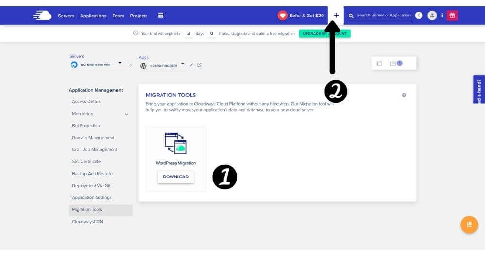 cloudways migration