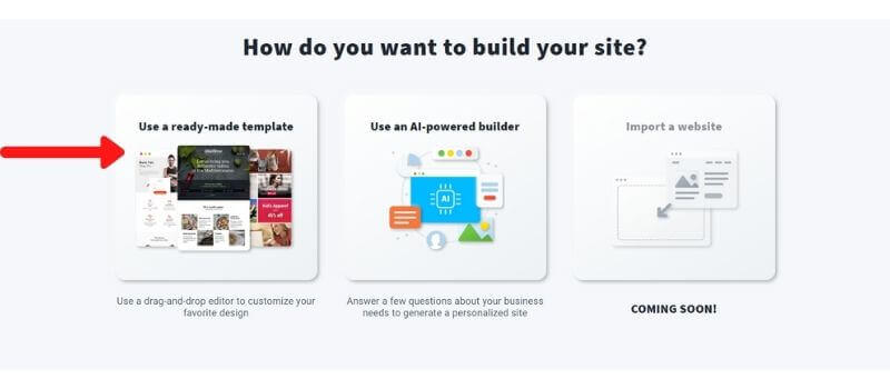 getresponse website builders
