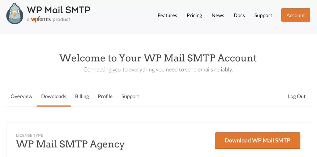 WP Mail SMTP Download Page